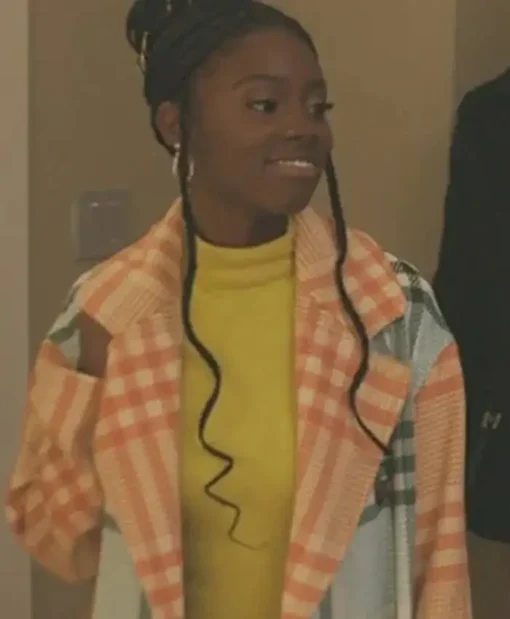 The Chi S06 Kiesha Williams Plaid Trench Coat