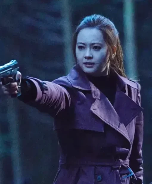 The Childe 2023 Yun-ju Purple Trench Coat