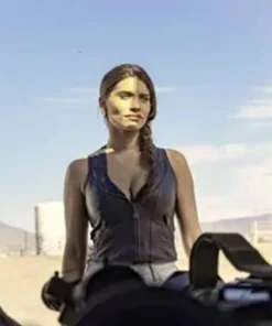 The Cleaning Lady Nadia Morales Brown Vest