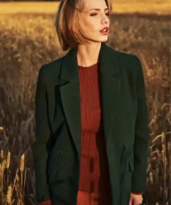 The Crown Princess Diana Wool Green Coat