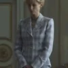 The Crown S05 Elizabeth Debicki Plaid Coat