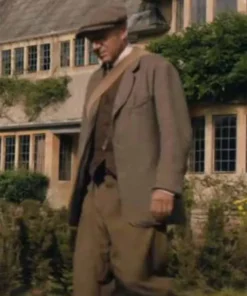 The Dig 2021 Basil Grey Wool Coat