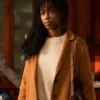 The Equalizer 2021 Aliya Ekuban Wool-Blend Coat