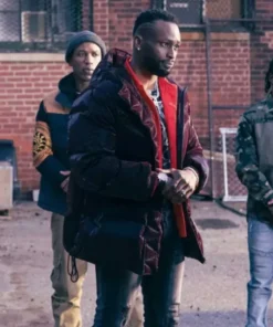 The Equalizer 2021 Kenya Bell Maroon Jacket