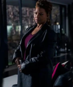 The Equalizer 2021 Robyn McCall Black Leather Coat