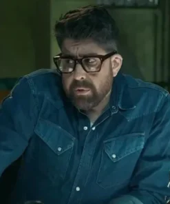 The Equalizer Harry Keshegian Black Denim Jacket