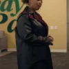 The Equalizer Robyn McCall Black Leather Coat