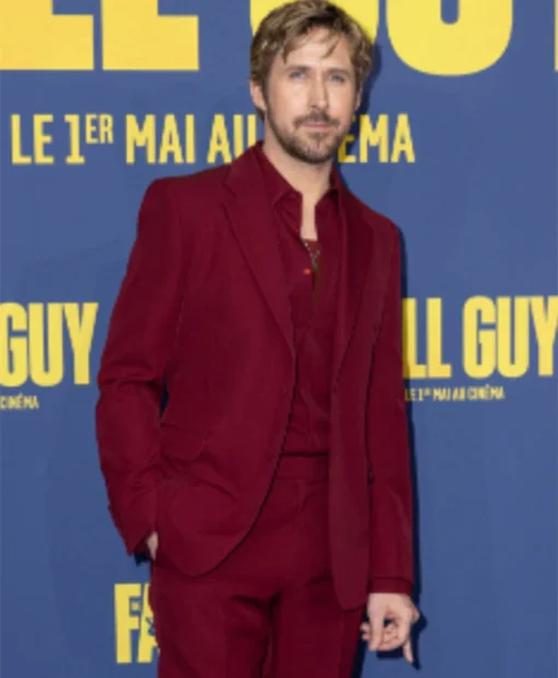 The Fall Guy Paris Premiere Ryan Gosling Red Suit