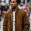 The Fate Of The Furious Brown Leather Jacket Tej Parker