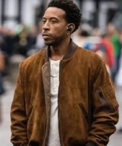 The Fate Of The Furious Brown Leather Jacket Tej Parker