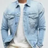 The Flash S04 Barry Allen Blue Denim Jacket