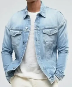 The Flash S04 Barry Allen Blue Denim Jacket