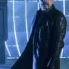The Flash S04 Breacher Leather Black Coat