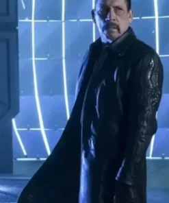 The Flash S04 Breacher Leather Black Coat