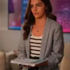 The Flash S08 Allegra Garcia Grey Blazer