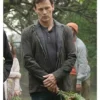 The Gifted Stephen Moyer Suede Leather Blazer