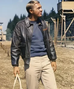 The Great Escape Steve Mcqueen Brown Jacket