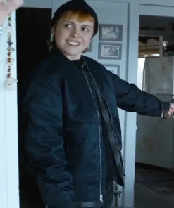 The Instigators 2024 Matt Damon Black Jacket