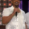 The Kelly Clarkson Show Will Smith Embroidered Cuban Shirt