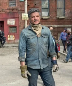 The Last Of Us 2023 Pedro Pascal Blue Denim Jacket