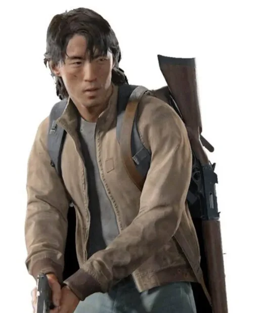 The Last Of Us Part II Jesse Suede Leather Bomber Jacket