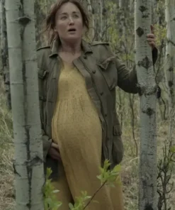 The Last Of Us S01 Ashley Johnson Green Cotton Coat