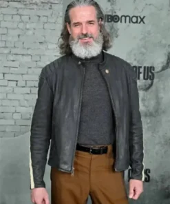The Last Of Us S01 Jeffrey Pierce Black Leather Jacket