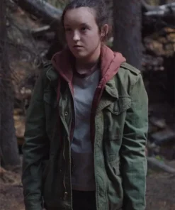 The Last of Us 2023 Ellie Williams Green Cotton Jacket