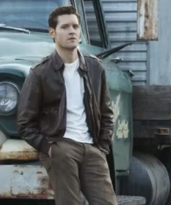 The Man In The High Castle Luke Kleintank Brown Bomber Jacket