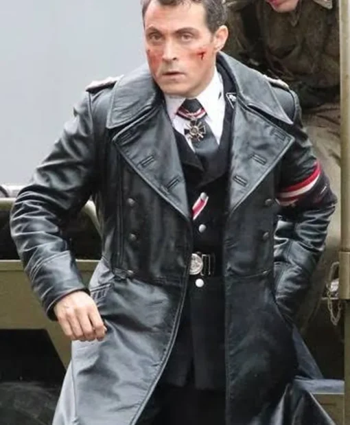 The Man in the High Castle Rufus Sewell Black Leather Trench Coat