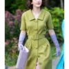The Marvelous Mrs. Maisel Mid Length Green Coat
