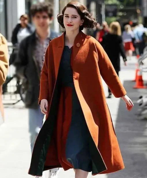 The Marvelous Mrs. Maisel Miriam Orange Long Coat