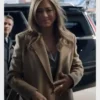 The Morning Show S01 Jennifer Aniston Beige Trench Coat