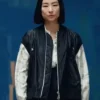 The Morning Show S02 Greta Lee Black Polyester Vest