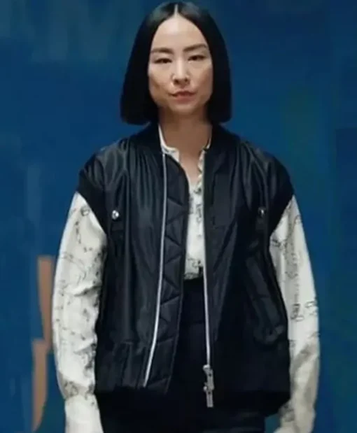 The Morning Show S02 Greta Lee Black Polyester Vest