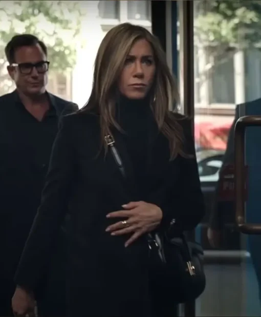 The Morning Show S02 Jennifer Aniston Black Wool Coat