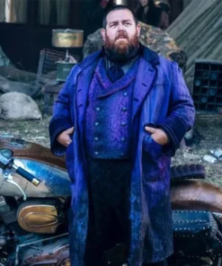 The Nevers purple Trench Coat