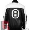 The Original 8 Ball Leather Bomber Jacket