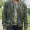The Originals Charles Michael Davis Green Bomber Jacket