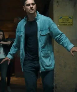 The Protector Çagatay Ulusoy Blue Cotton Jacket