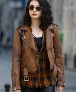 The Protector Hazar Ergüçlü Brown Jacket