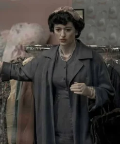 The Queens Gambit Alma Wheatley Grey Coat