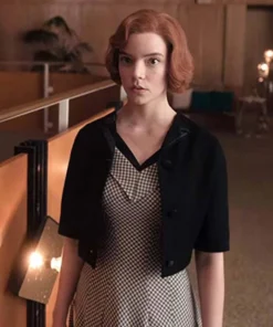The Queens Gambit Beth Harmon Black Jacket