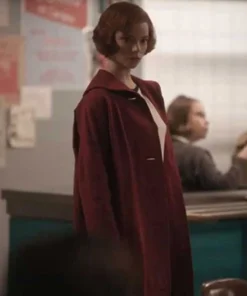 The Queens Gambit Beth Harmon Red Coat