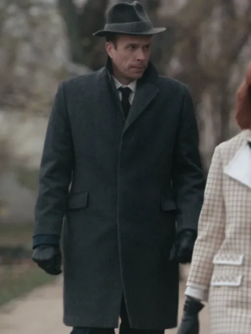 The Queens Gambit Mr. Booth Grey Coat