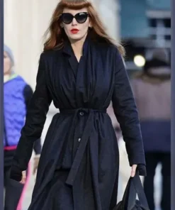 The Rhythm Section Stephanie Patrick Black Coat