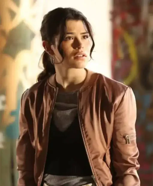 The Rookie S04 Lucy Chen Brown Bomber Jacket