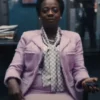 The Suicide Squad 2 Viola Davis Pink Blazer