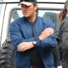 The Terminal List Chris Pratt Blue Cotton Jacket