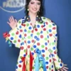 The Tonight Show Sarah Sherman Polka Dot Coat